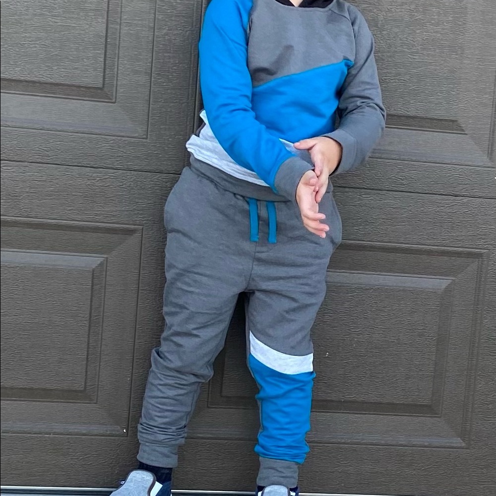 Kids sweat suit jogger set